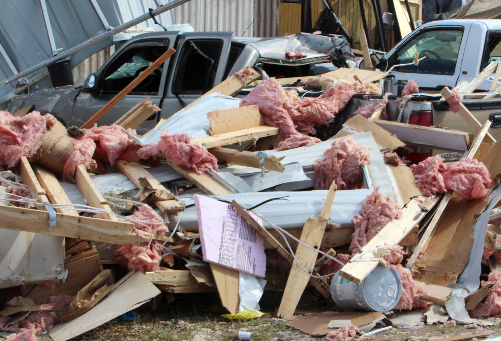 Tornado damage near Wheaton and Elk Mound 9-25-19